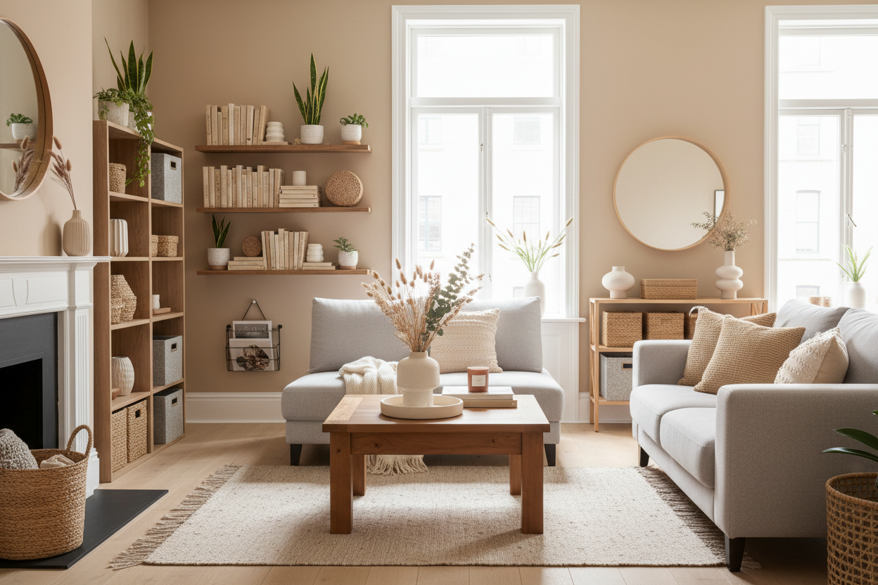 Petits espaces : solutions de rangement intelligentes et pas chères