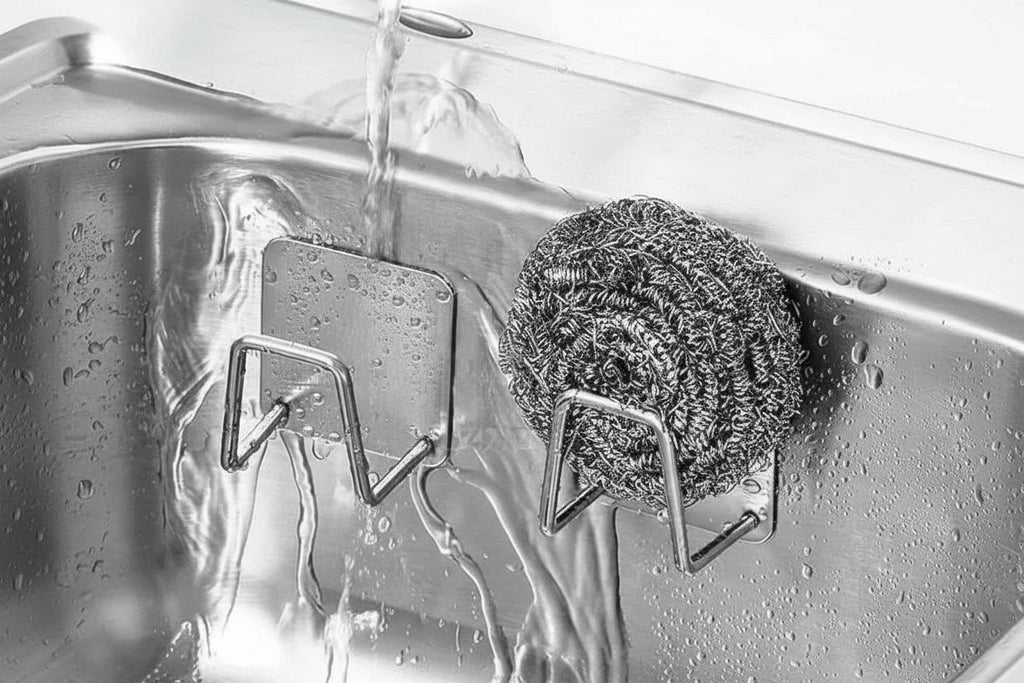 Porte-éponges De Cuisine En Acier Inoxydable