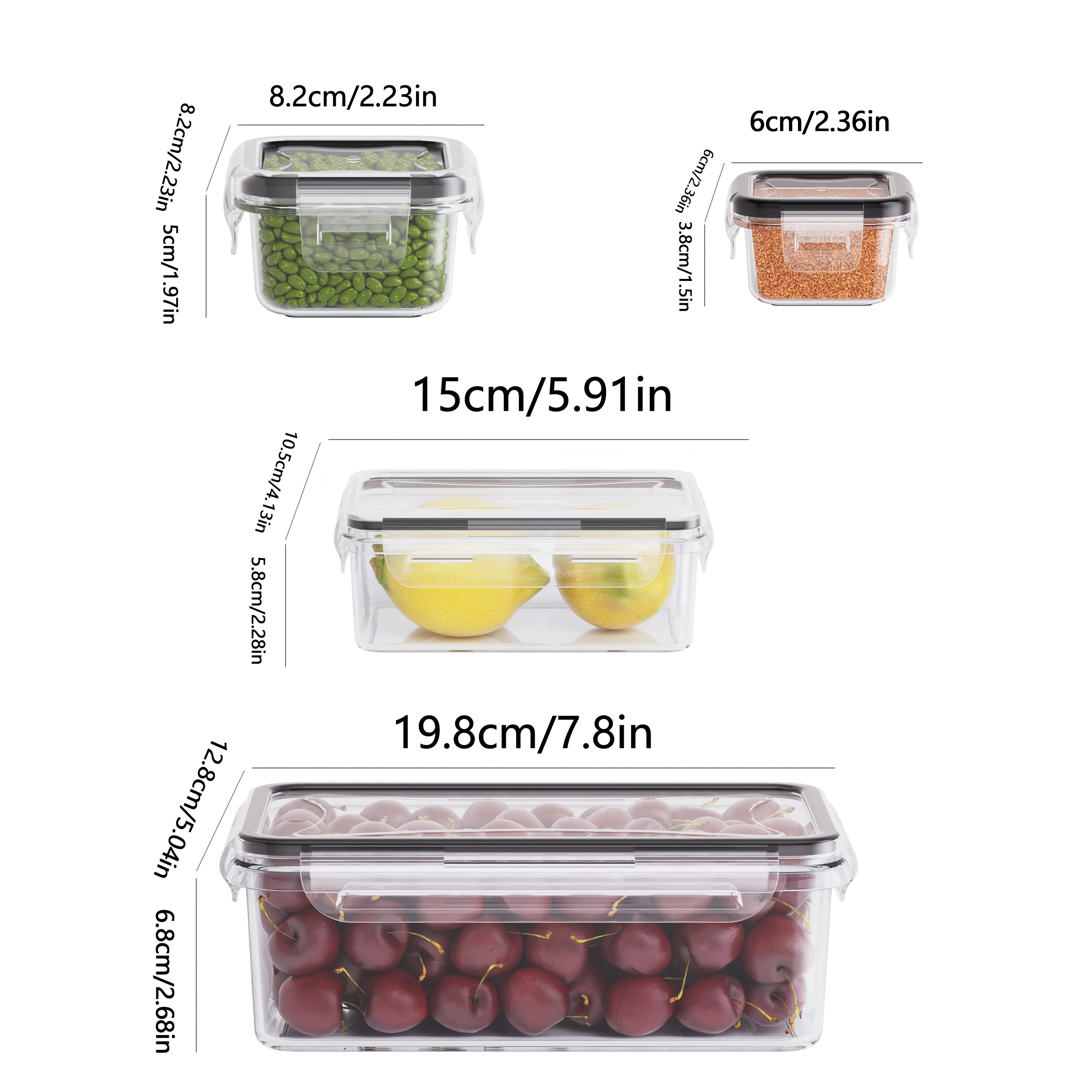 Boîte De Rangement Alimentaire En Plastique (Type 1)