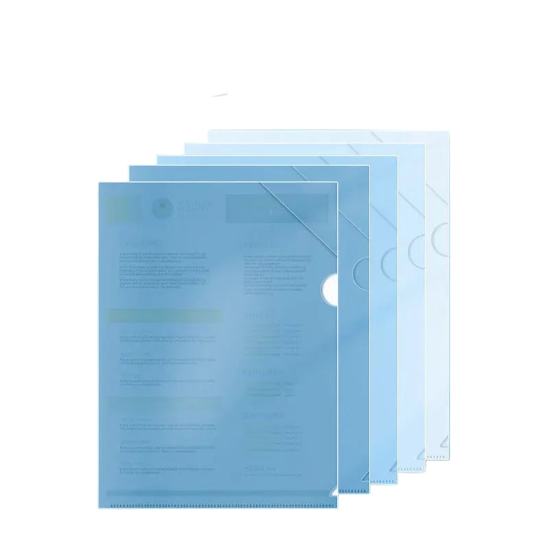 Pochette Plastique Coloré (Types 1)