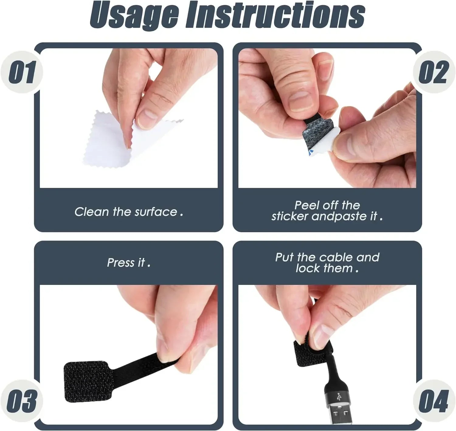 Rangement Câble Sous Bureau